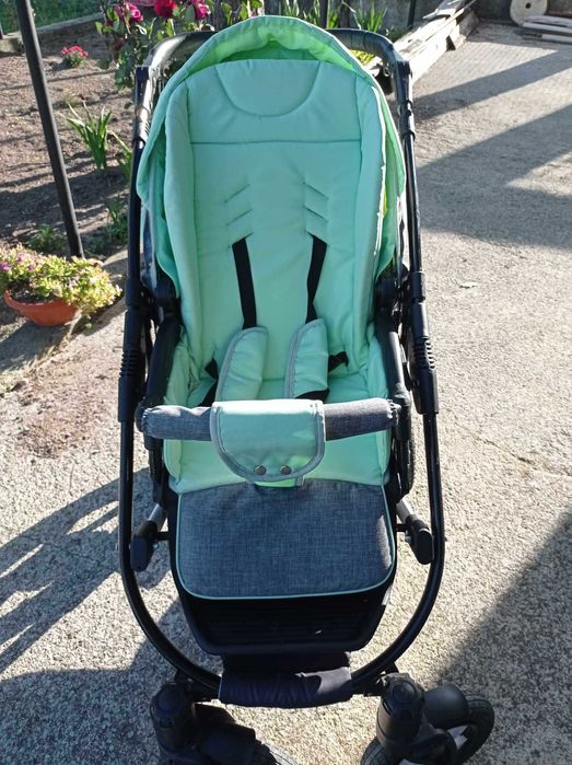 Бебешка количка 2в1  Dizain baby Estel цвят мента