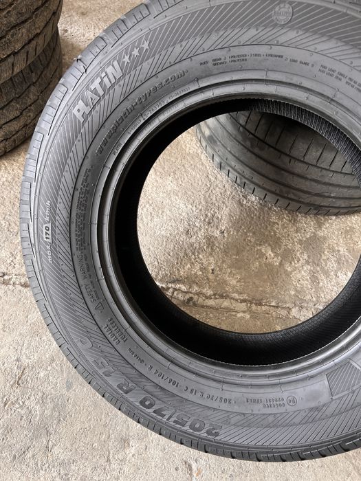 2 anvelope vara ca NOI 205/70/15 C , Platin , DOT 2022 , 9 mm