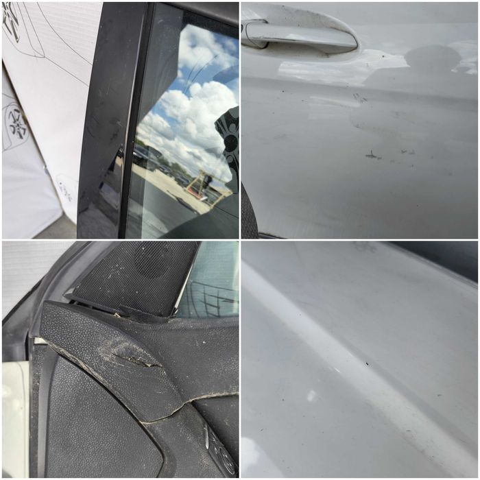 Ușă Față Dreaptă Mercedes-Benz C-Class W204 Sedan Alb Cod OEM A2047206000 2011 / [2007-2014] / (11U)