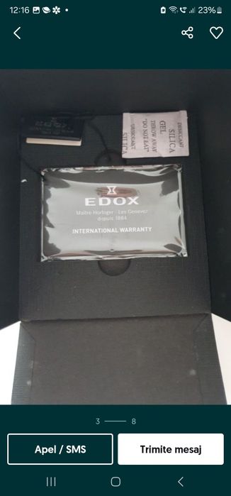 Ceas original EDOX