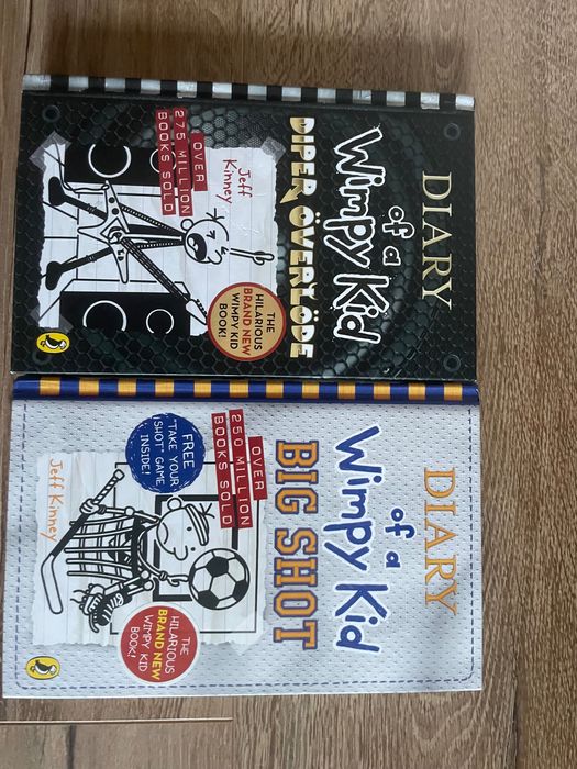 Colecție de 17 cărți jurnalul unui puști în engleză