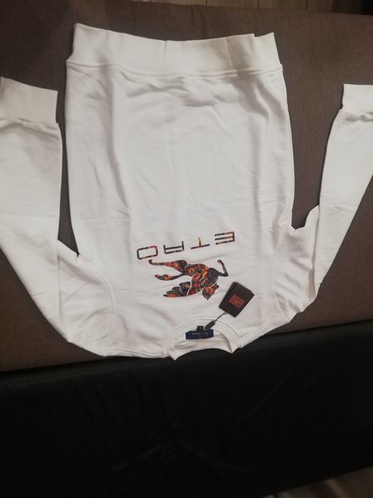 Бяла памучна блуза Etro