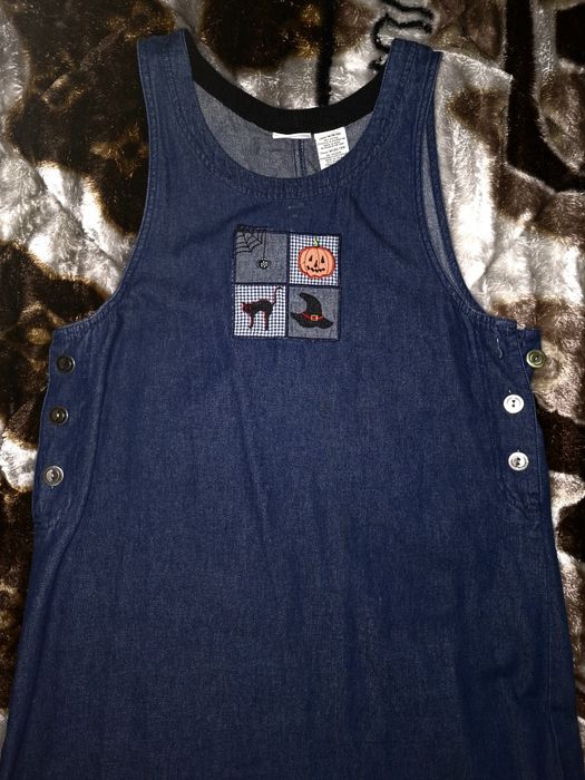 длинные джинсы сарафан