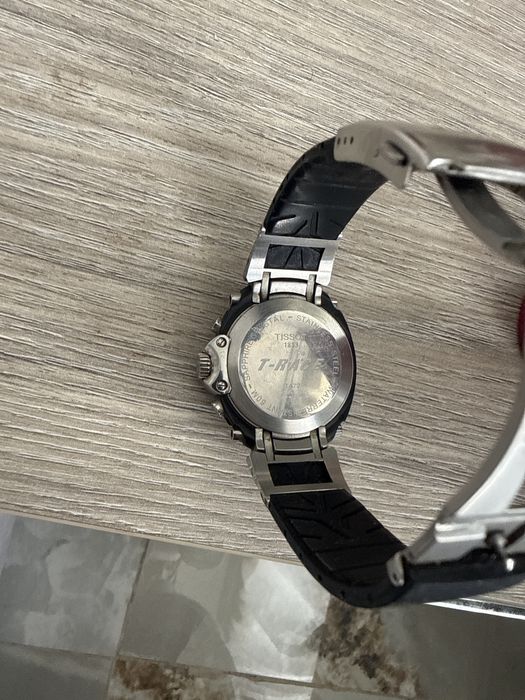Tissot race. Safir cristla   Carbon titan.