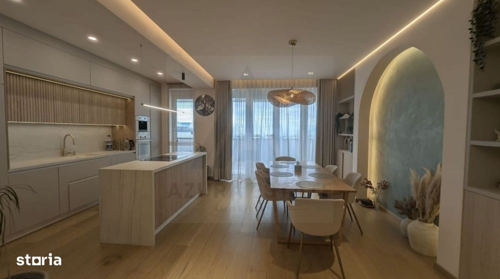 Penthouse 133 mp utili,4 camere, 2 terase, loc parcare, zona centrala