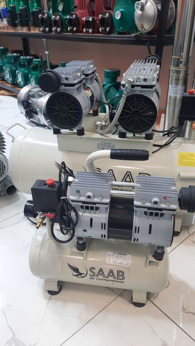 Компрессор без шумный 9л