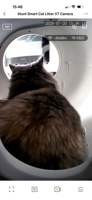 Litiera Automata iHunt Smart Cat Litter V7 Camera, Wi-Fi, Senzori, Camera video, Aplicatie Smart