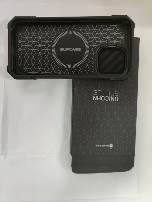 Husă iPhone 15 Pro Max Supcase Unicorn Beetle XT MagSafe- Black - nouă