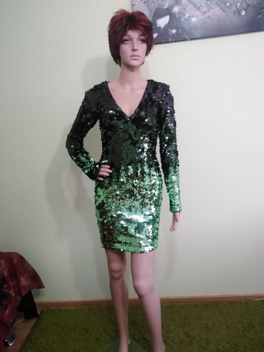 Rochie  seara, gala, evenimente, cu paiete H&M