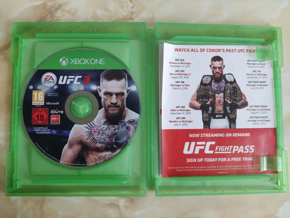 [XboxOne] Vând joc UFC 3 impecabil și original pentru Xbox One //poze reale