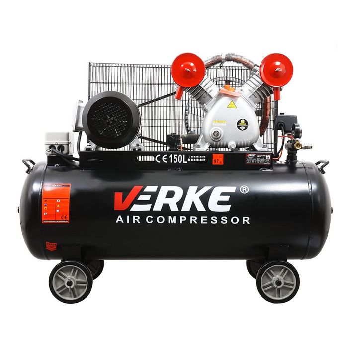 Compresor 150 litri, 2 pistoane pe ulei, motor electric 5.5 Cp,