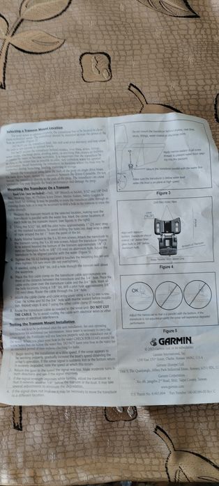 Garmin fishfinder 160c