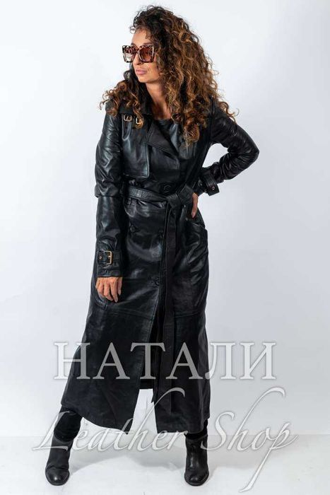 Дамско кожено манто Елана