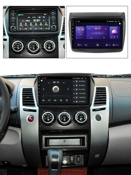 Navigatie Android 14 Mitsubishi L200 2008+ 1/8 Gb CarPlay Waze CAMERA