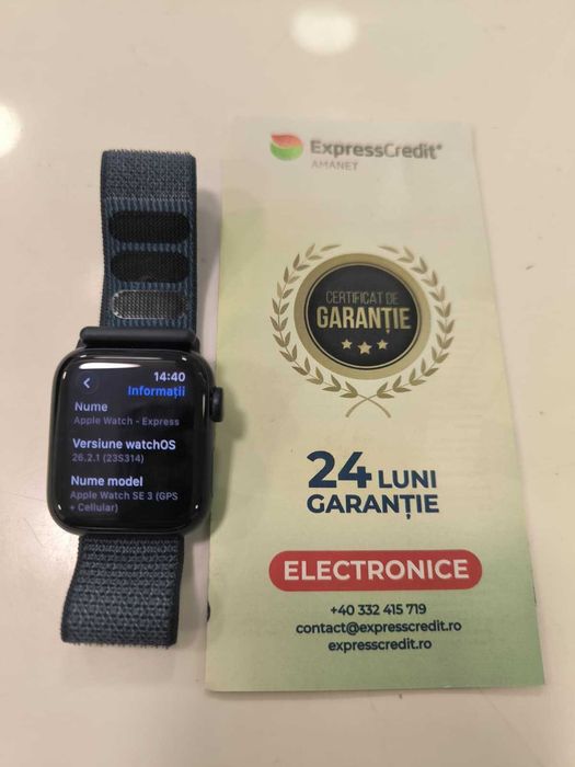 Smartwatch Apple Watch SE3 (Ag24 Harlau b.45700) - Garantie 2 Ani!