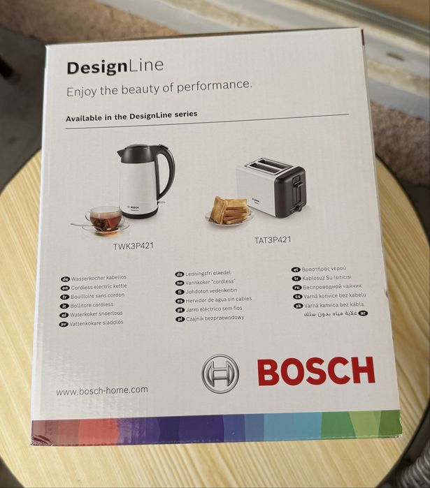Продавам електрическа кана Bosch DesignLine TWK3P421