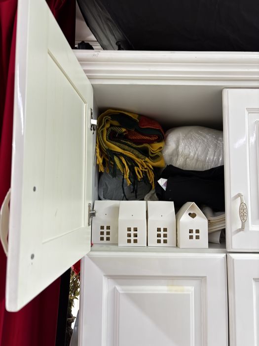 Шифонер, шкаф белый высокий