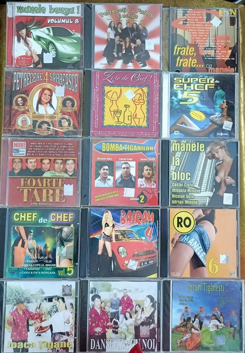 CD -uri cu muzică de petrecere și manele