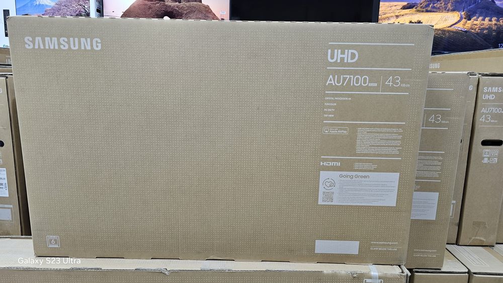 Телевизор SAMSUNG 43DU7100 Смарт 4К  от официального дилера