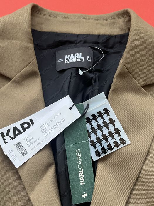 Karl Lagerfeld : Studio Blazer Lacing - НОВО Спортно сако Л / Оригинал