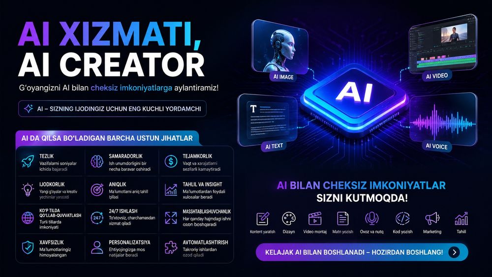 Ai xizmati | ai creator
