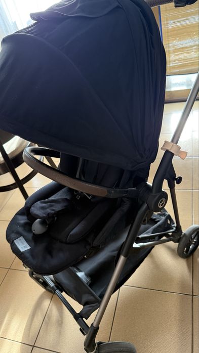 Cybex Бебешка количка Melio TPE Moon Black