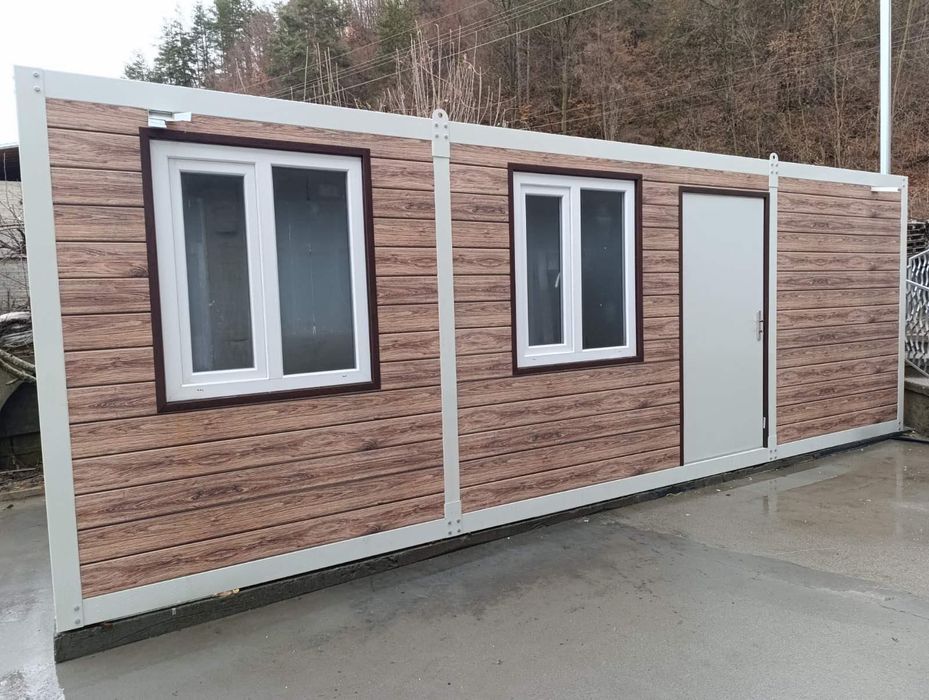 Бунгало Контейнер за живеене Офис павилион Бутка магазин 6х2.40м