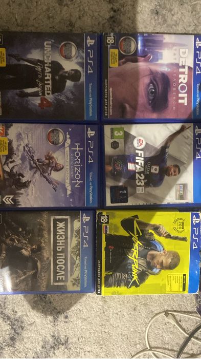 Продам PS4 Fat 500GB + 3 геймпада + игр 6