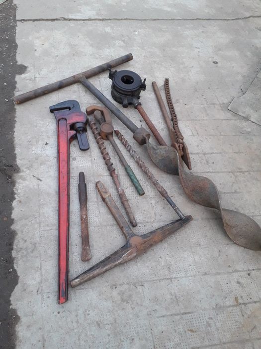 Scule fierar,boiler inox,butelie gaz,ghilotina,scripete,zdrobitor