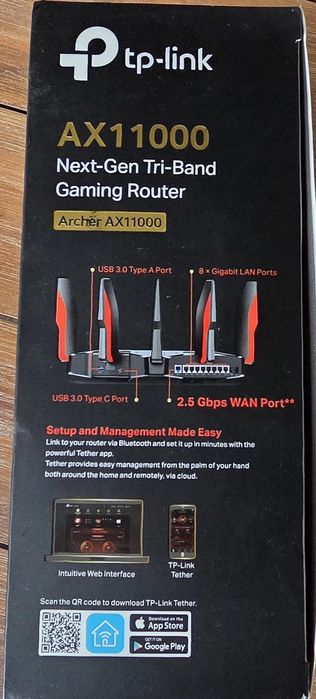 Router gaming wireless tp-link archer ax11000