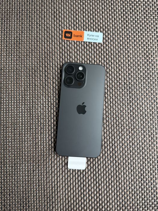 КАТО НОВ! 256Gb*ЛИЗИНГ* iPhone 15 Pro Max Black Titanium / 100% БАТЕРИЯ