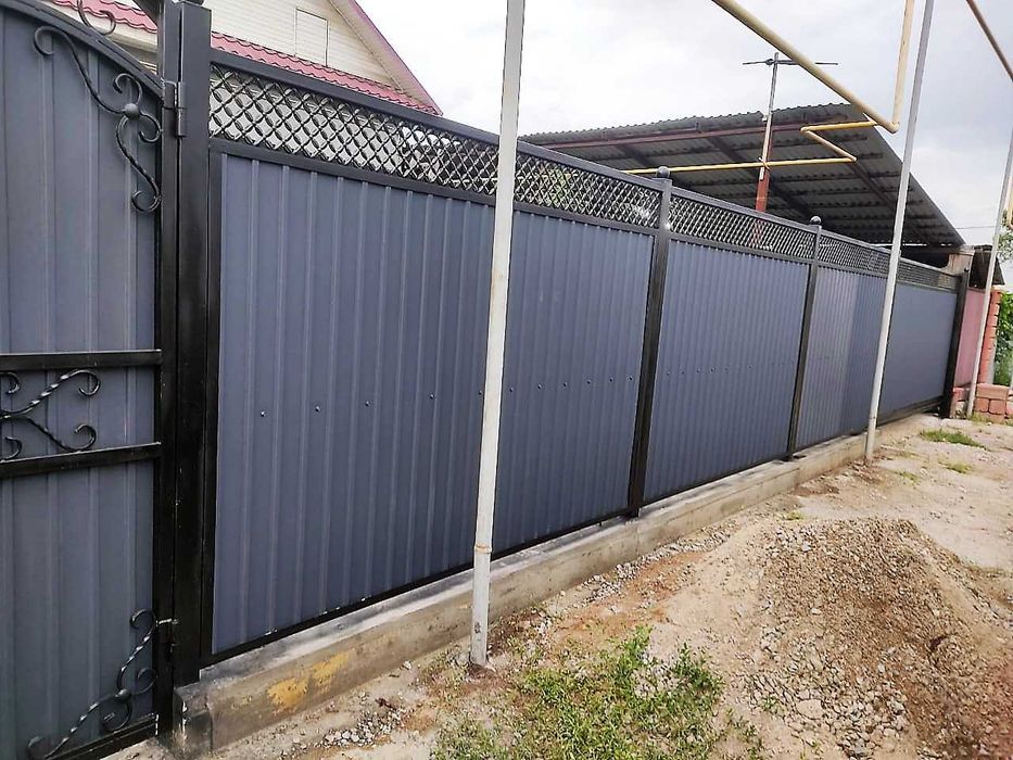 Заборы из профнастила и евроштакетника с гарантией