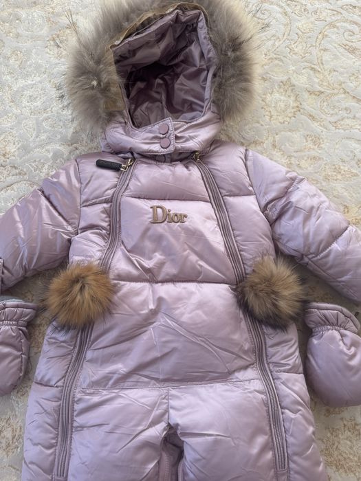 Зимний комбензон на девочку, 74 размер