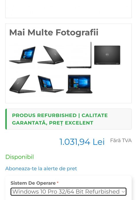 Dell Latitude E5480 – Performanță Business & Potențial Maxim de Upgrad