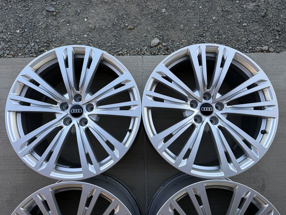 4бр. ПОЧТИ НОВИ 20” ОРИГИНАЛНИ Джанти 5х112 за -AUDI/VW/SEAT/SKODA/VAG- 9Jx20H2, ET40