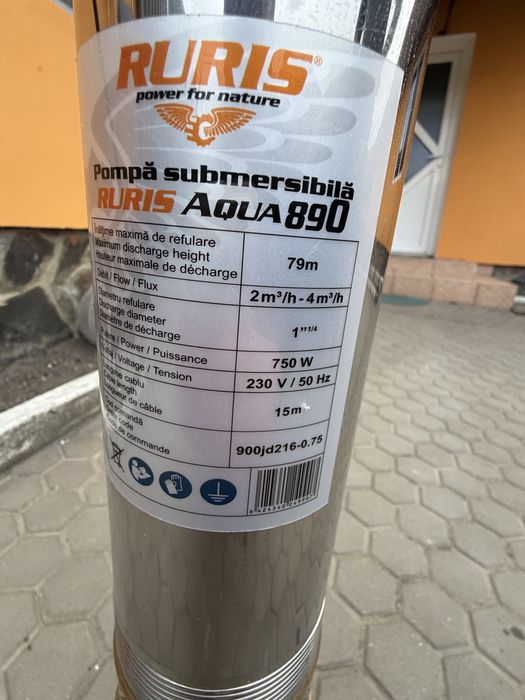 Pompa submersibila nouă de  2mc ruris