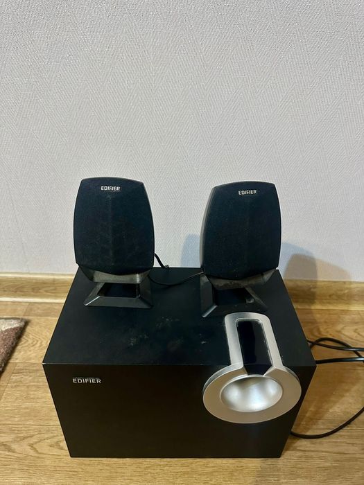 Акустика Edifier M201BT 2.1 (Bluetooth, сабвуфер, мощный бас)