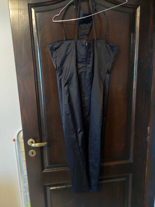 Официална черна дамска рокля