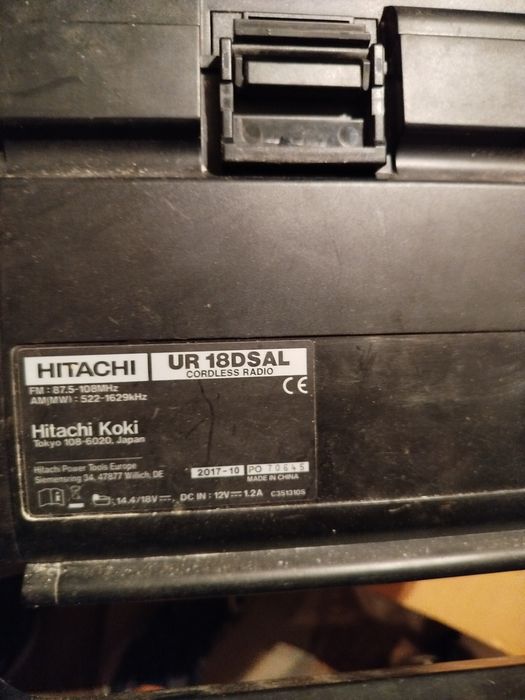 Hitachi radio ur18dsal santier