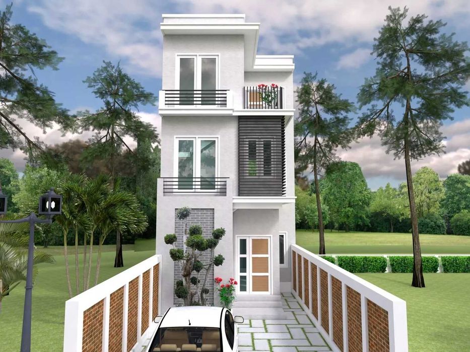 НА ИЗПЛАЩАНЕ - Триетажна сглобяема къща с 2 спални, 120 кв. м