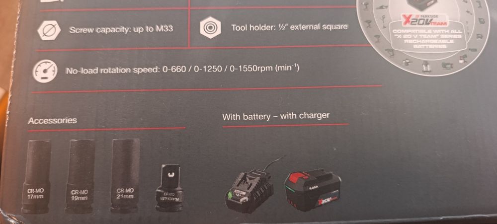 Pistol impact Parkside