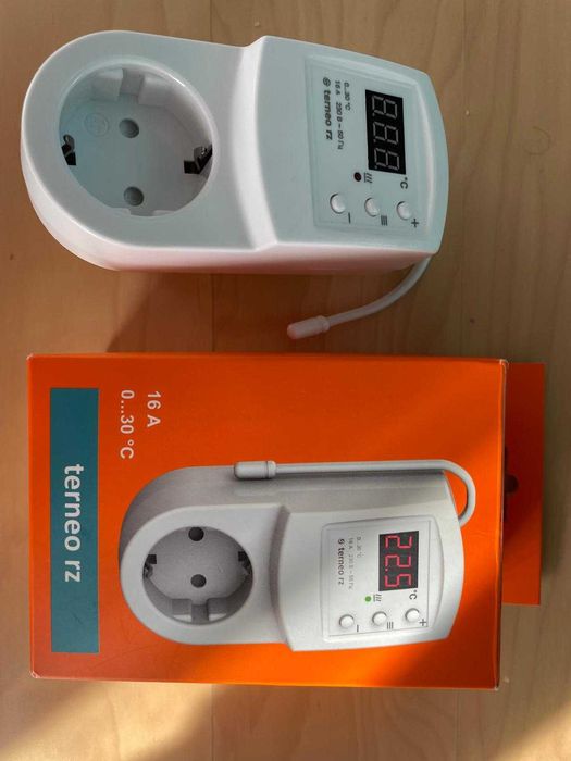 Priza termostat ambiental / cronotermostat Terneo RZ 3000 W 16A IP20
