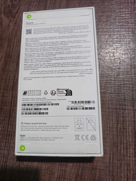 Iphone 16 128gb black