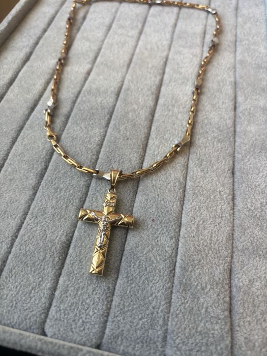 Златен ланец 24.64гр 14к(585) 60-61см