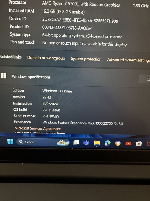 Lenovo idea pad 1  16GB ram 1TB