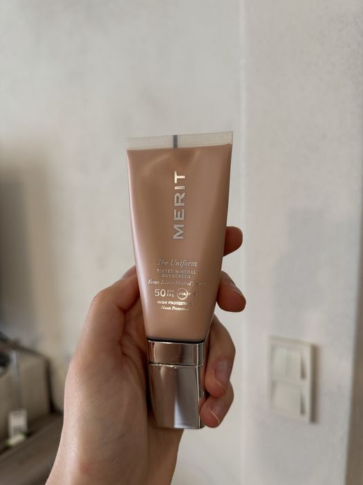 Merit tinted mineral sunscreen