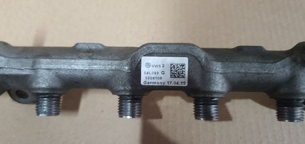 Rampa injectoare 2.0 tdi euro 6 04L089G passat b8 golf 7 audi seat