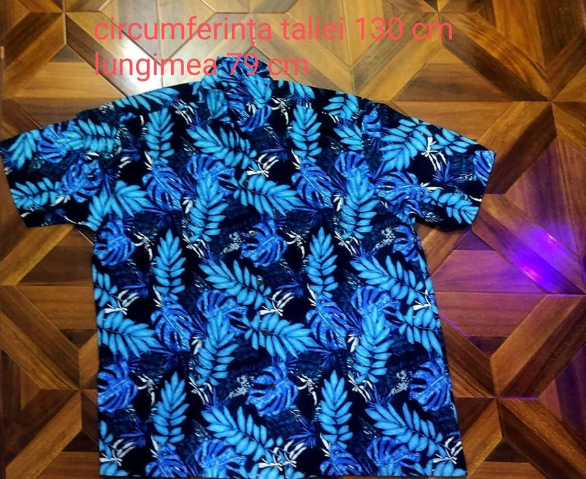 Camasi Hawai inflorate 52 are 130cm de jur împrejurul burții