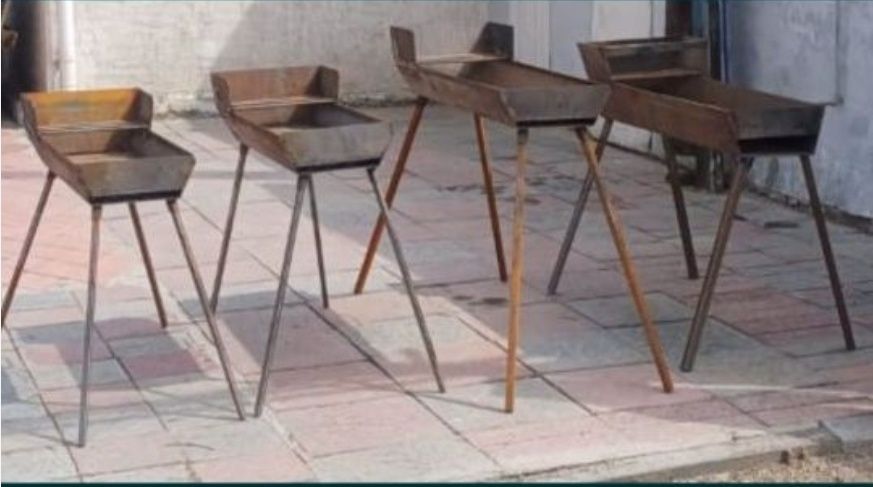 Мангал со сьемными ножками