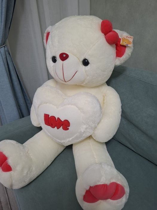 Мишка плюшевый новый